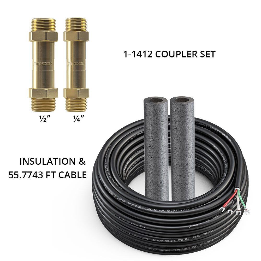 Mrcool, DIYCOUPLER-1412K50, DIY-14 + DIY-12 w/50 ft of Comm Wire